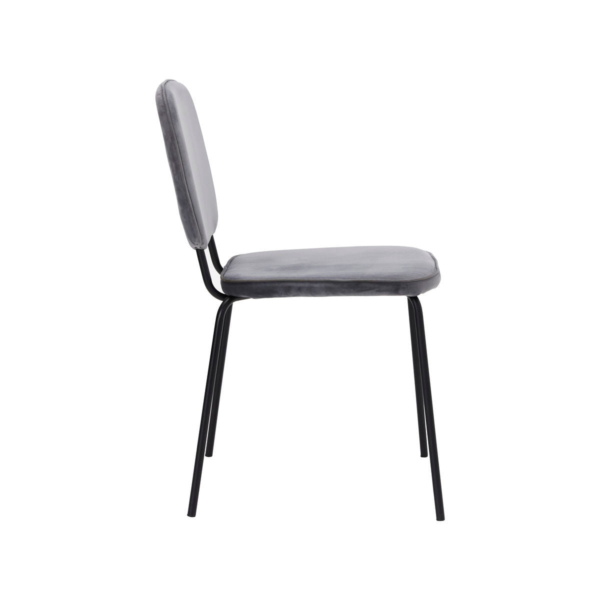 House Doctor Chair, Comma, Grey, Seat height: 46 cm