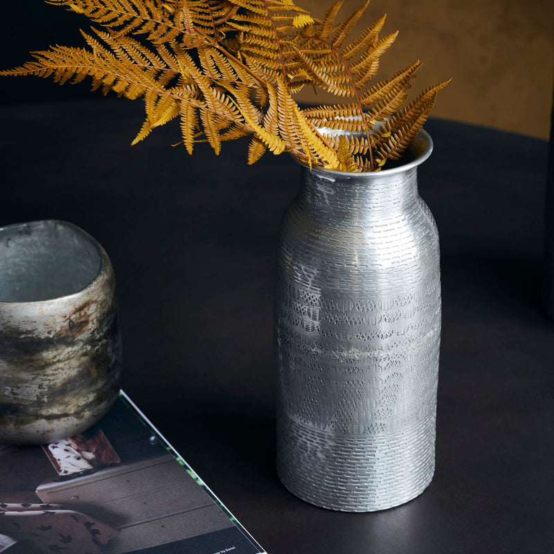 House Doctor Vase, Fenja, Antik sølv
