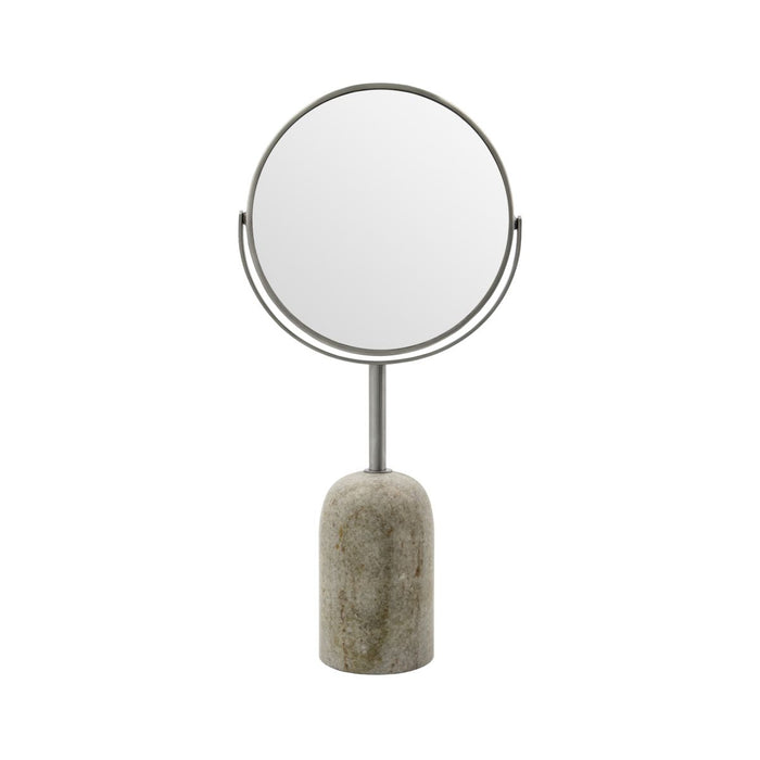 Meraki Dobbeltsidet spejl, Marble, Beige, H40cm.