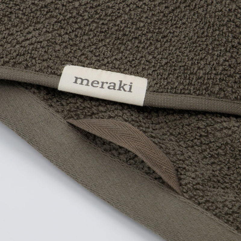 Meraki Håndklæde, Solid, Army, 100x50cm, 2-pak